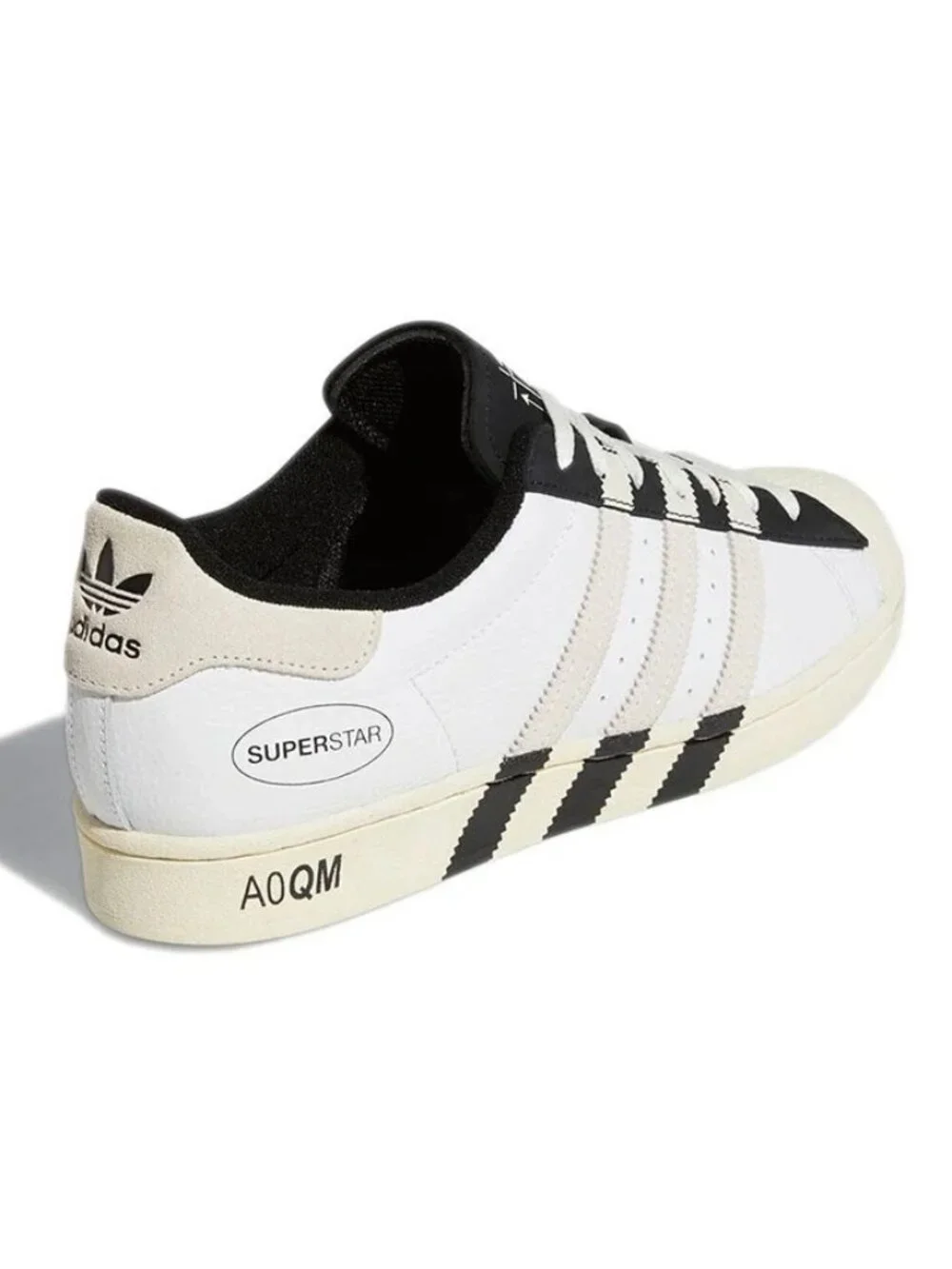 adidas Originals Superstar Size 11.5 Mens Sneakers Cream Black White GX6025 NEW
